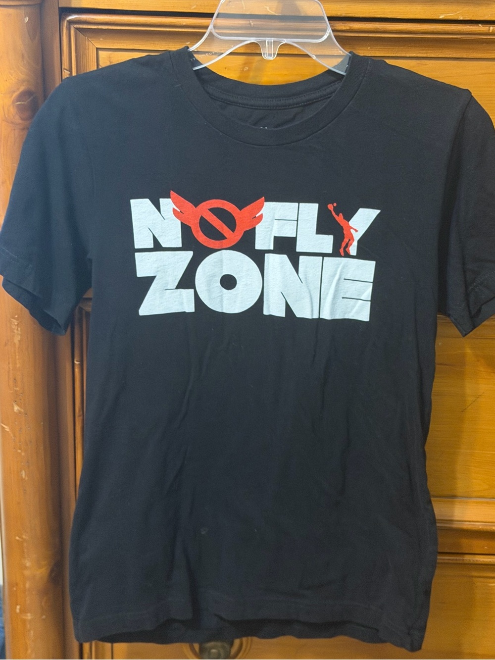 Mens No Fly Zone Graphic Tee - Black